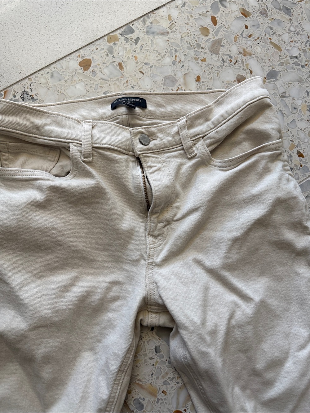 Banana Republic Light Cream Men's Chinos